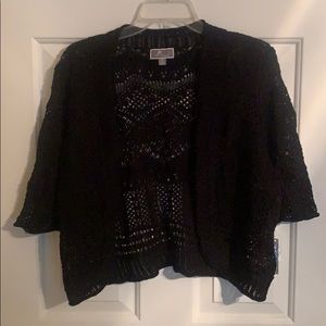 Macy’s Black Knit Shrug